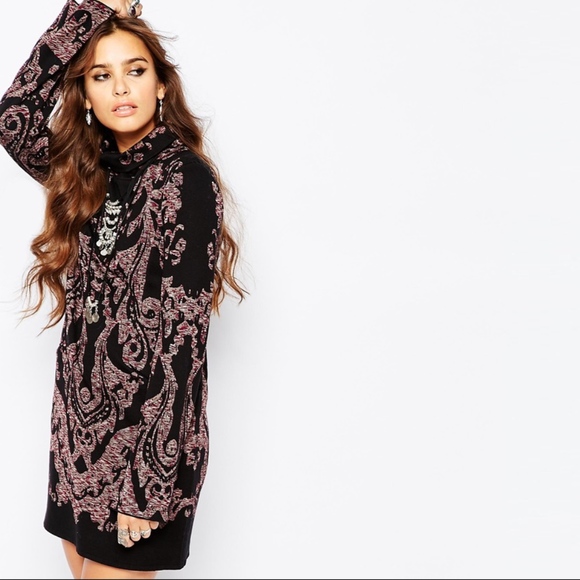 Free People Dresses & Skirts - FREE PEOPLE MODERN LOVE TURTLENECK MINIDRESS